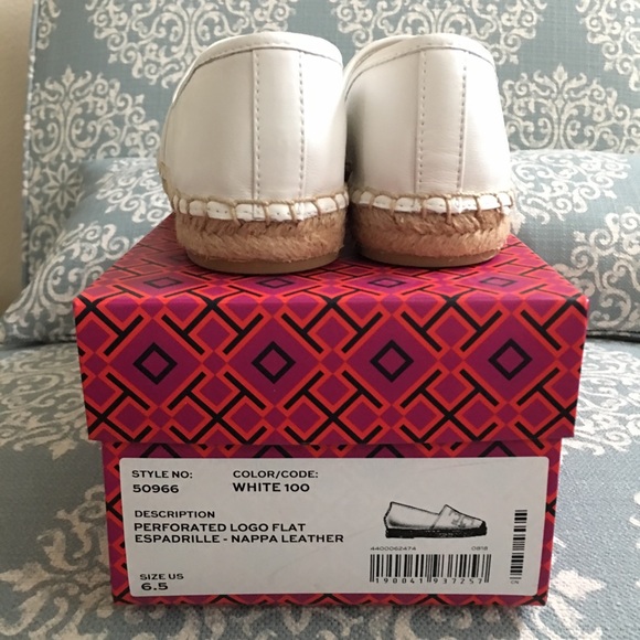 🚫SOLD🚫 New Tory Burch Perforated Espadrille 6.5 - Picture 5 of 6
